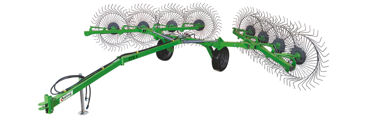 STH 8 مجرفة جمع العشب طراز سحب هيدروليكي || Surmak Agricultural Machinery
